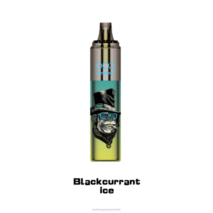 4D2V348 Lavie Vape - schwarzes Johannisbeereis LAVIE OCO Karneval 10000 Züge