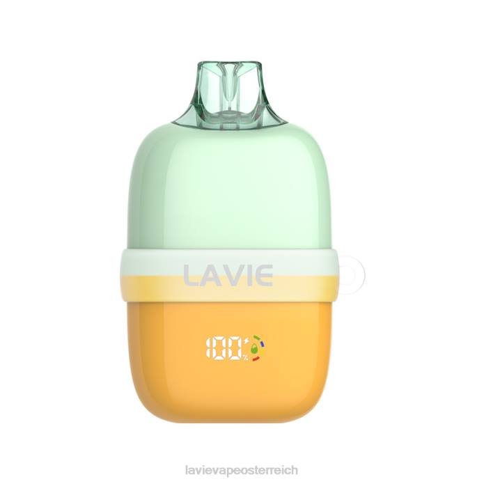 orangefarbenes Eis